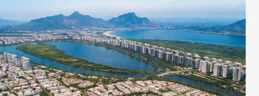 Vista panorâmica da Barra da Tijuca, Rio de Janeiro